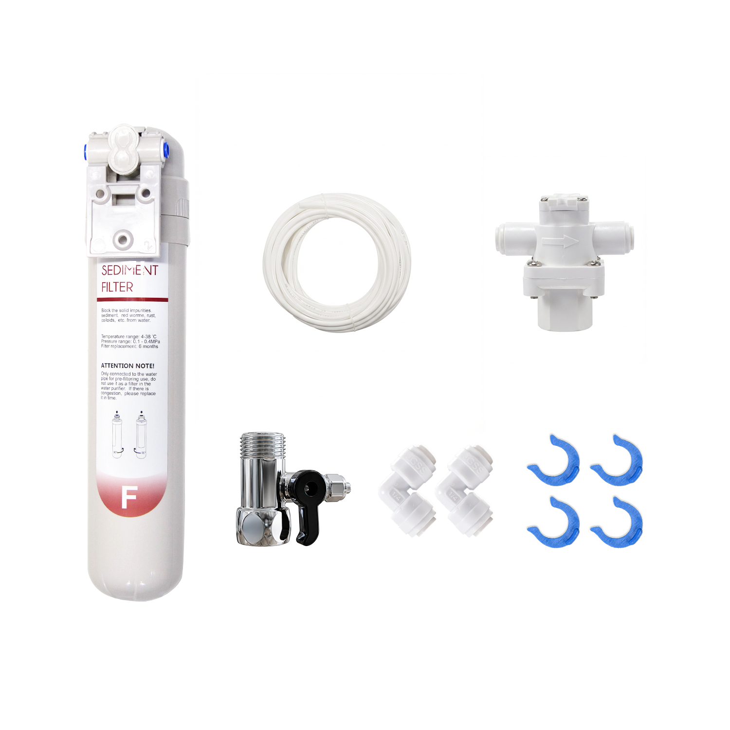 Freelake Countertop Reverse Osmosis Water Filter, Dual Water Source with Pipe Connection Installation Kit, Easy Setup for Any Desired Location