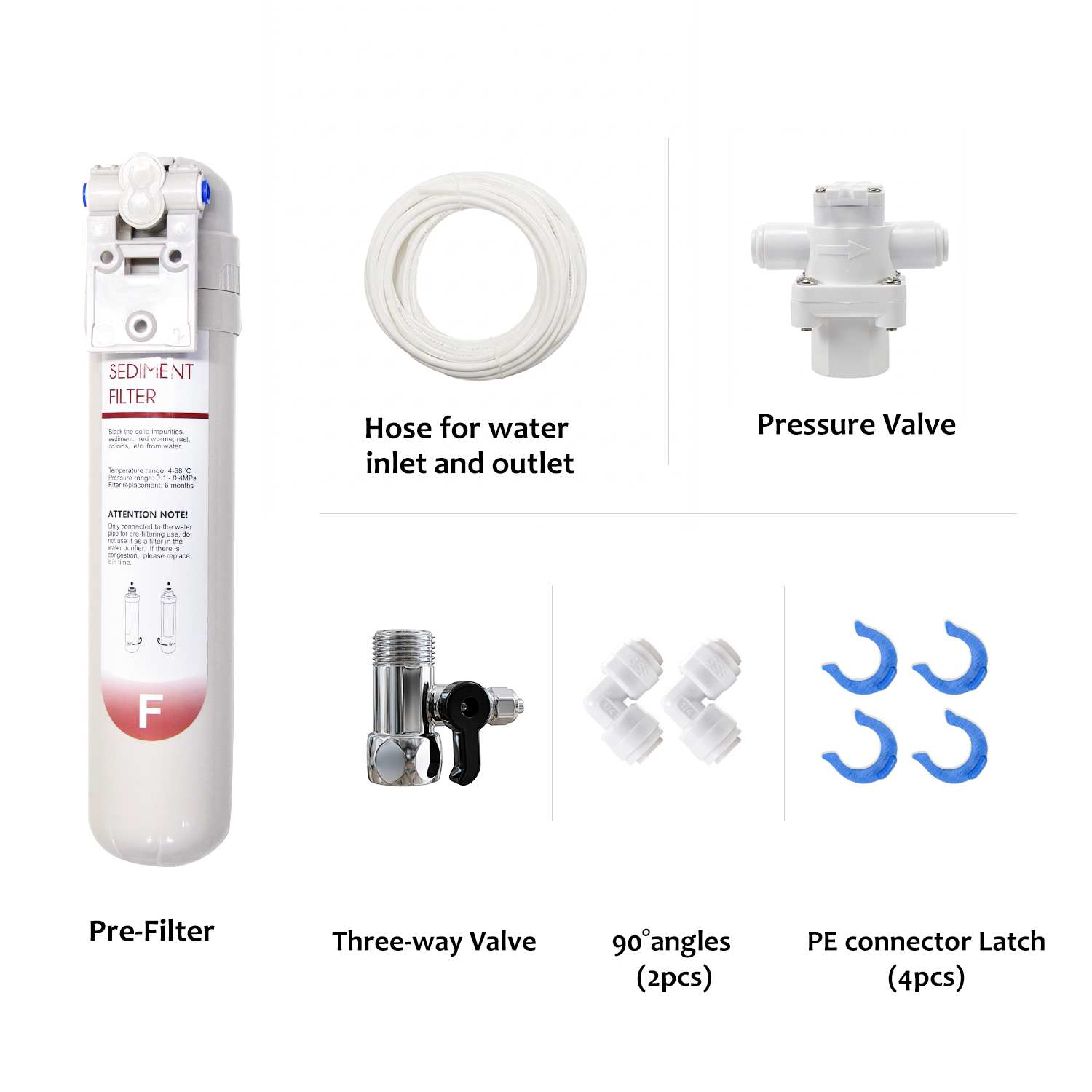 Freelake Countertop Reverse Osmosis Water Filter, Dual Water Source with Pipe Connection Installation Kit, Easy Setup for Any Desired Location