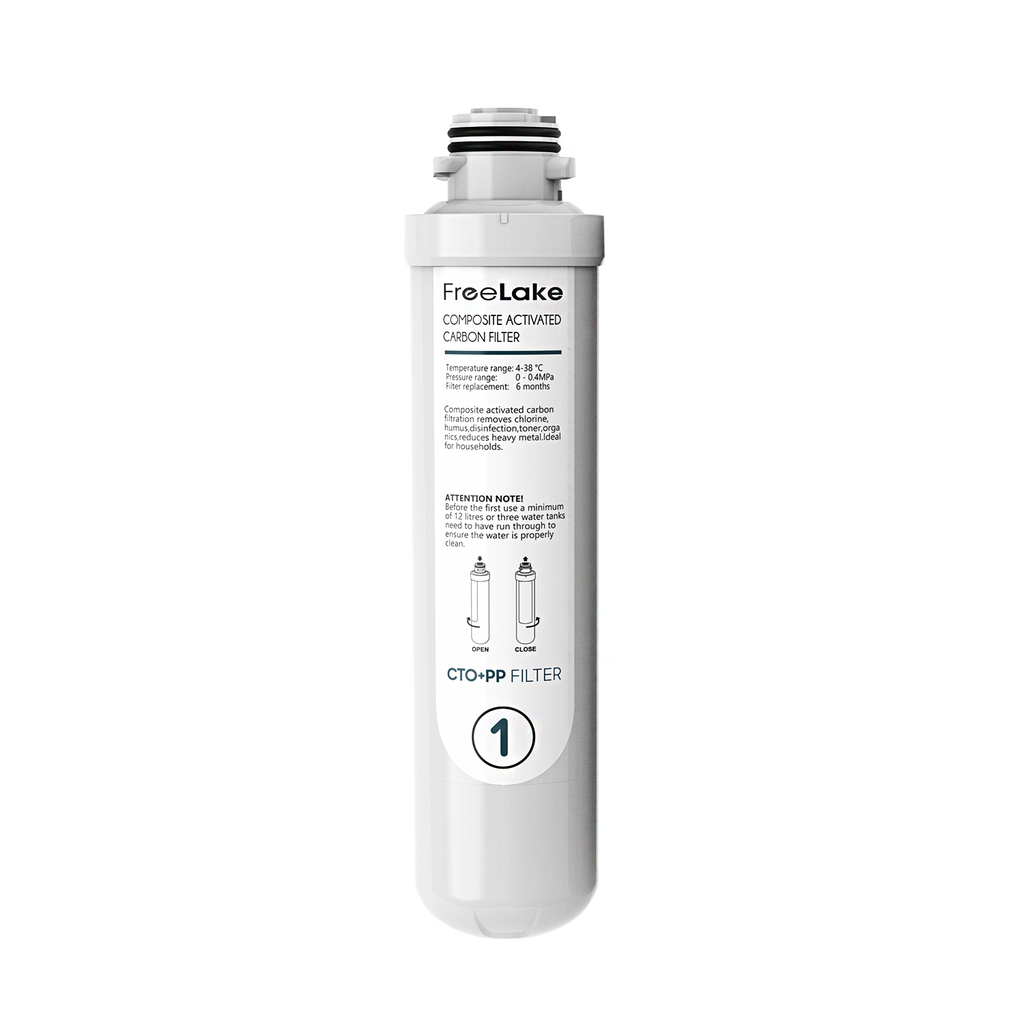 Freelake PAC Filter ,Replacement Cartridge Reverse Osmosis Water Filter Countertop ,  6-Months Lifetime
